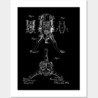 Christmas Tree holder Vintage Patent Drawing Posters and Art